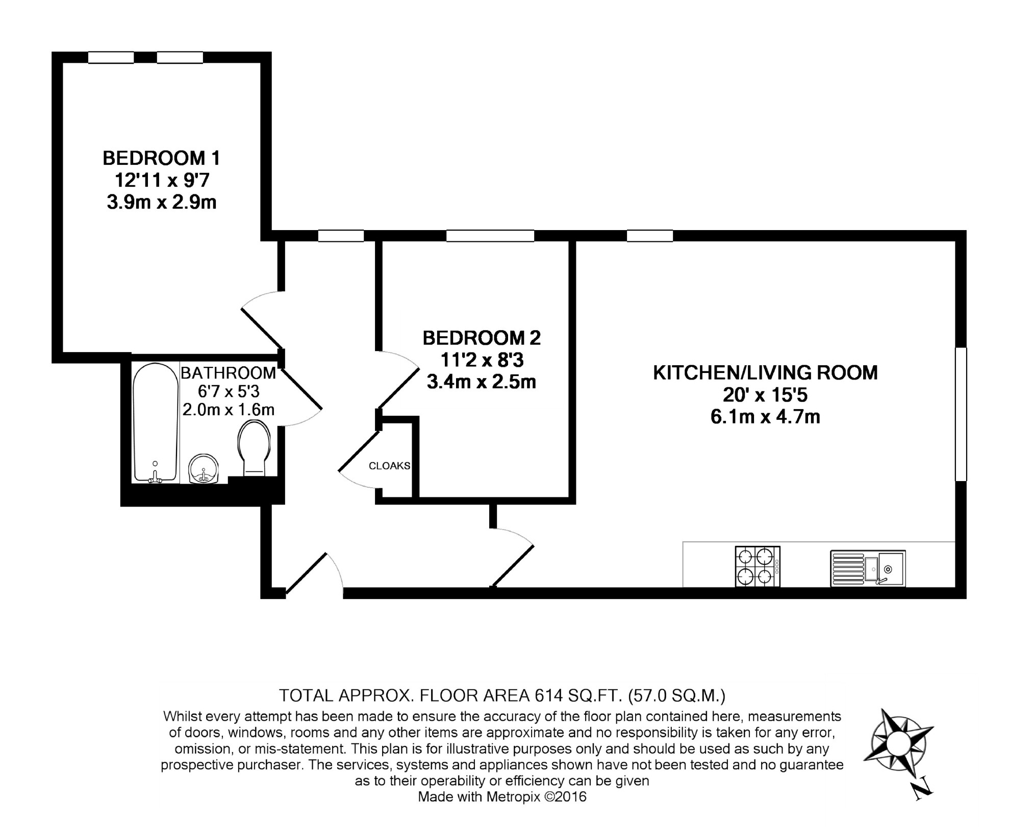 2 Bedrooms Flat to rent in Gatefield House, Abbeydale, Sheffield S7