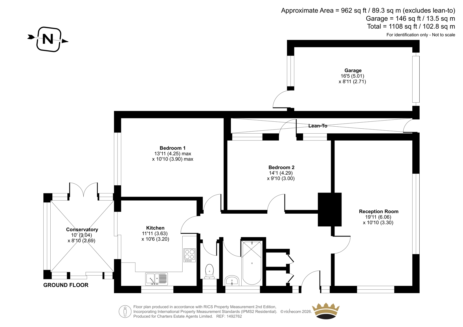 14, Norbury Drive, West Sussex floorplan