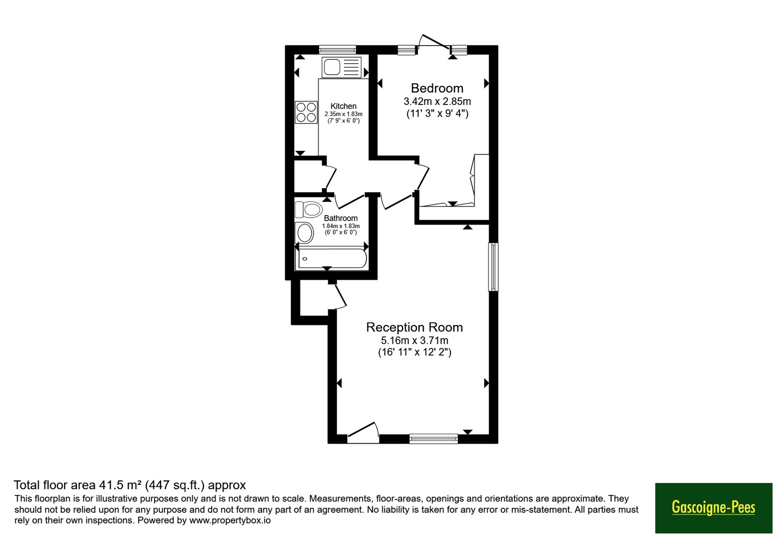 15, Melford Close, Chessington floorplan