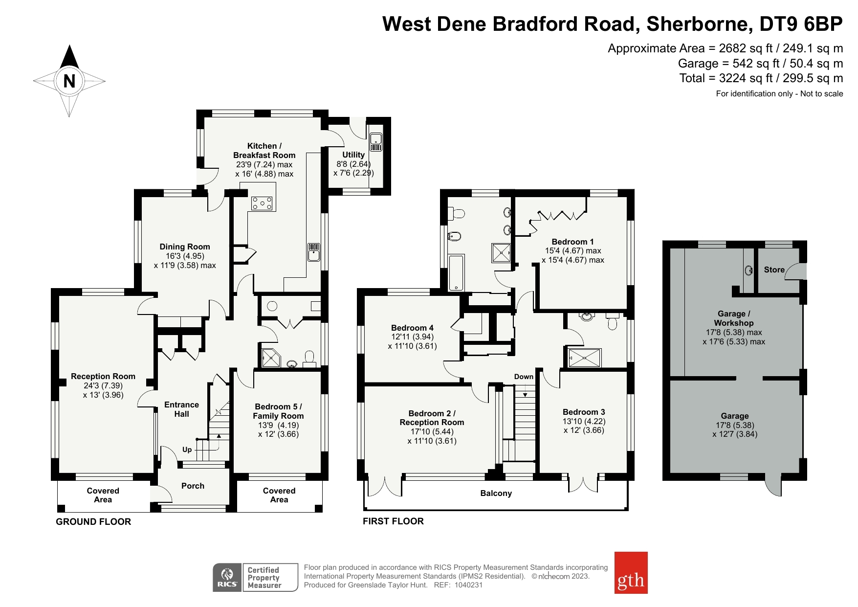 West Dene,, Bradford Road, Sherborne floorplan