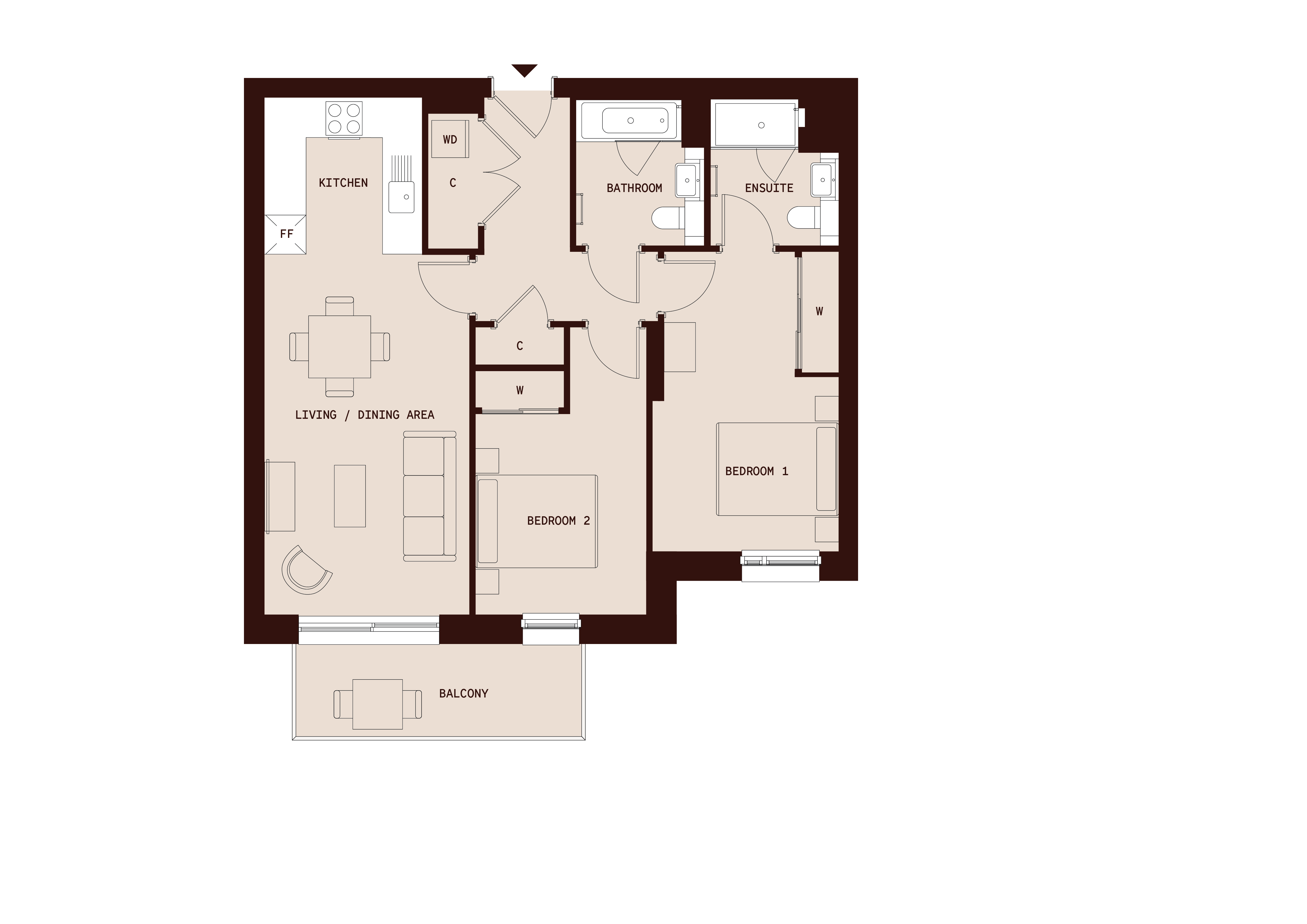 1 East Drive, Colindale floorplan