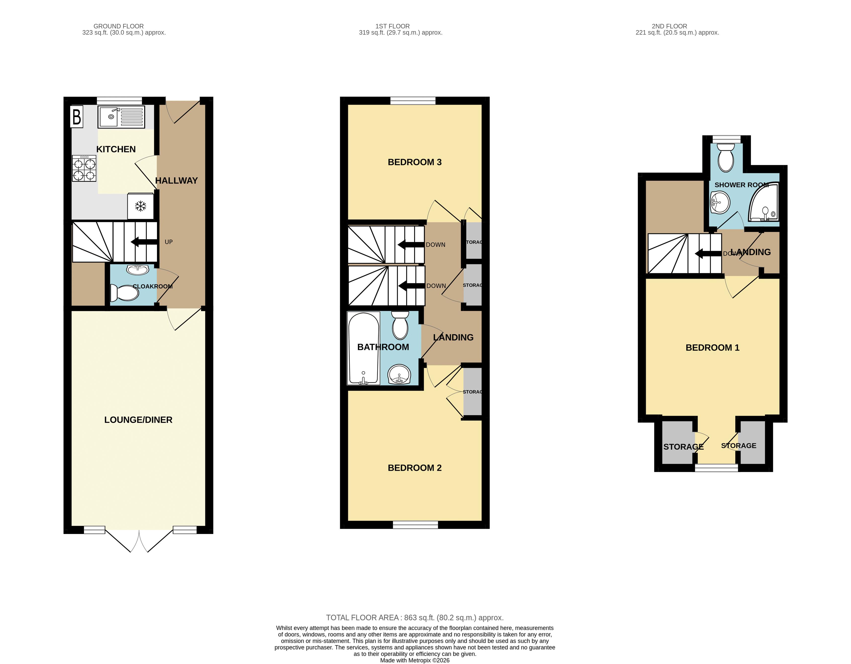 30, Bridgeside Mews, Maidstone floorplan