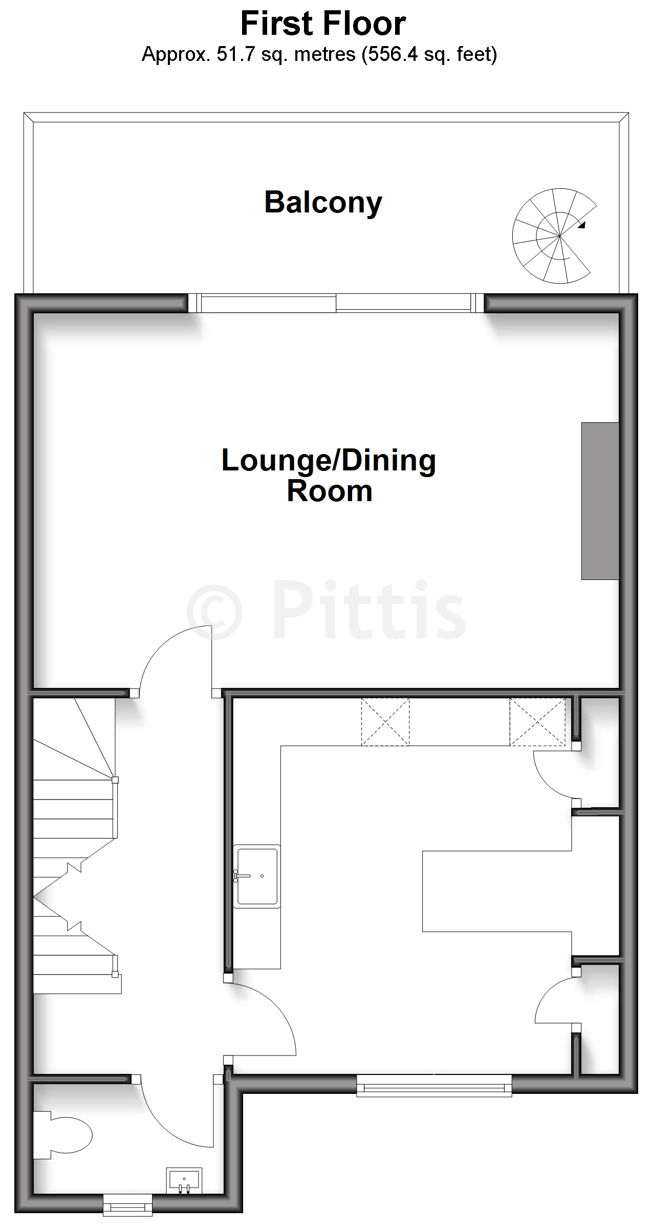 Little Chelsea, Grove Road, Ventnor floorplan