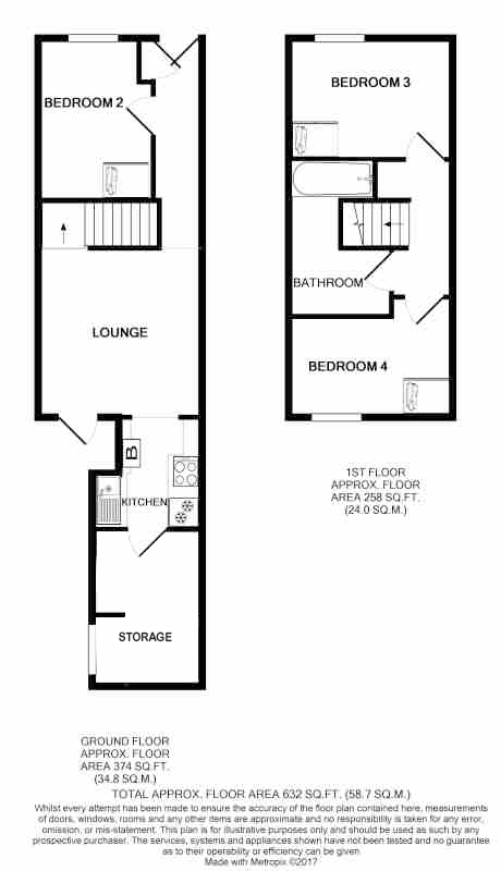 61, Cauldon Road, Stoke floorplan