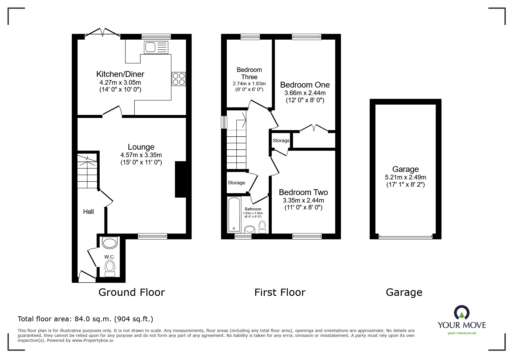 5, Willars Way, Coalville floorplan
