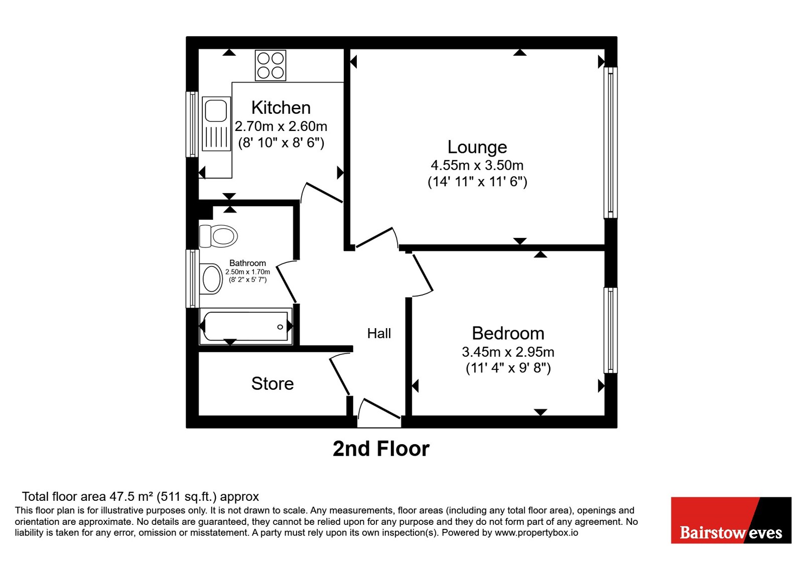 75, Westbury Road, Barking floorplan