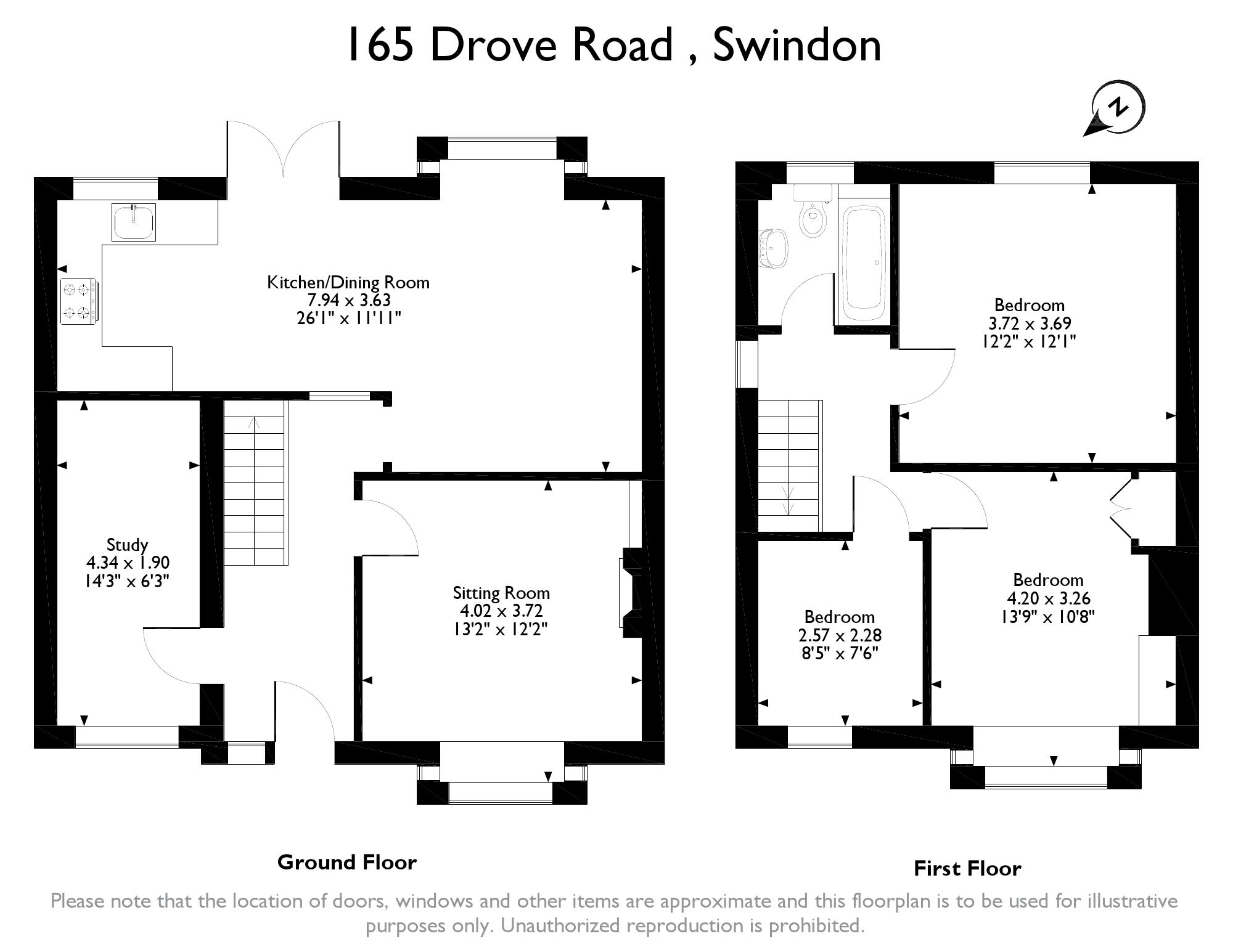 3 Bedrooms Semi-detached house for sale in Drove Road, Swindon SN1