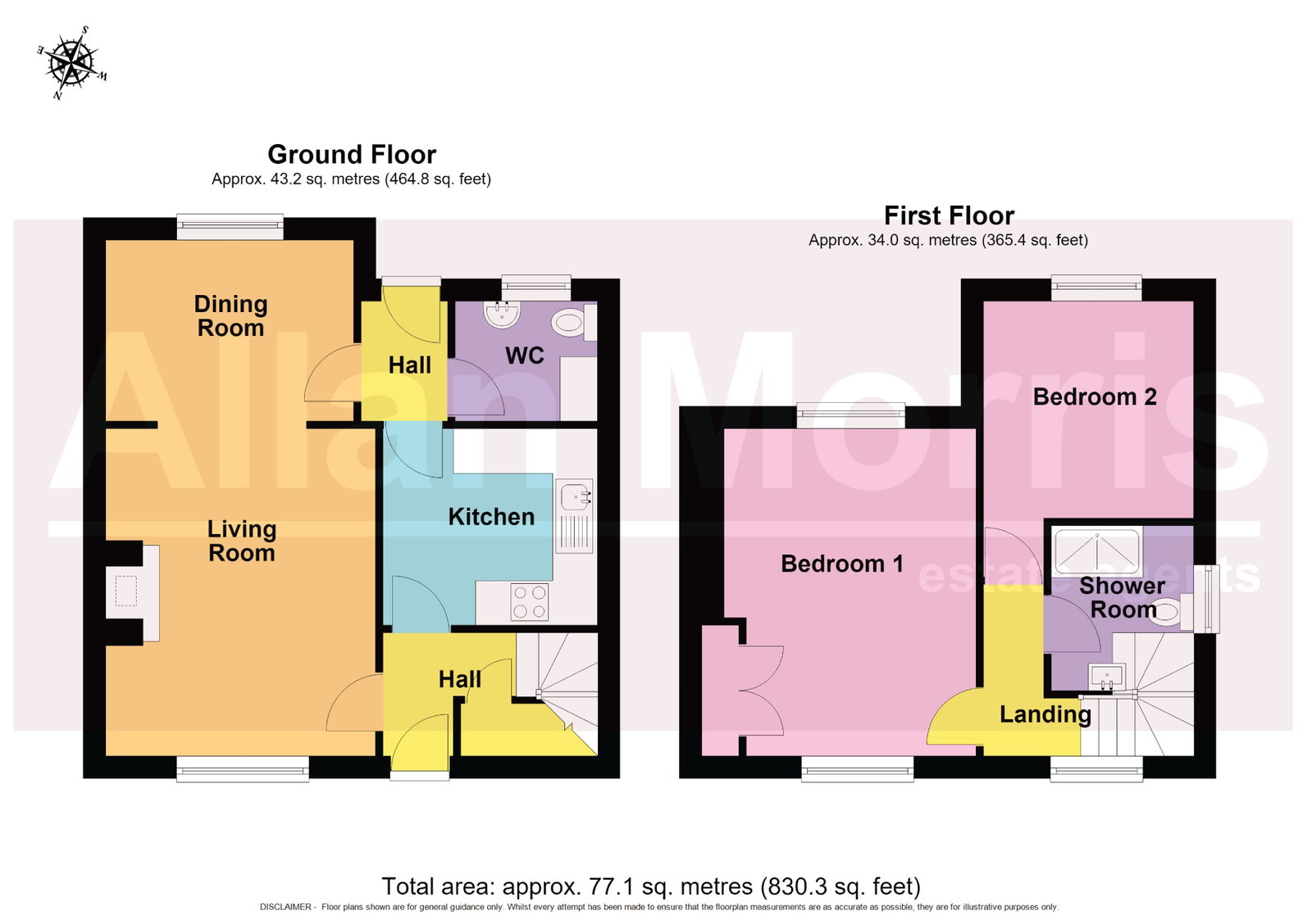 13, St. Catherines Vale, Worcester floorplan