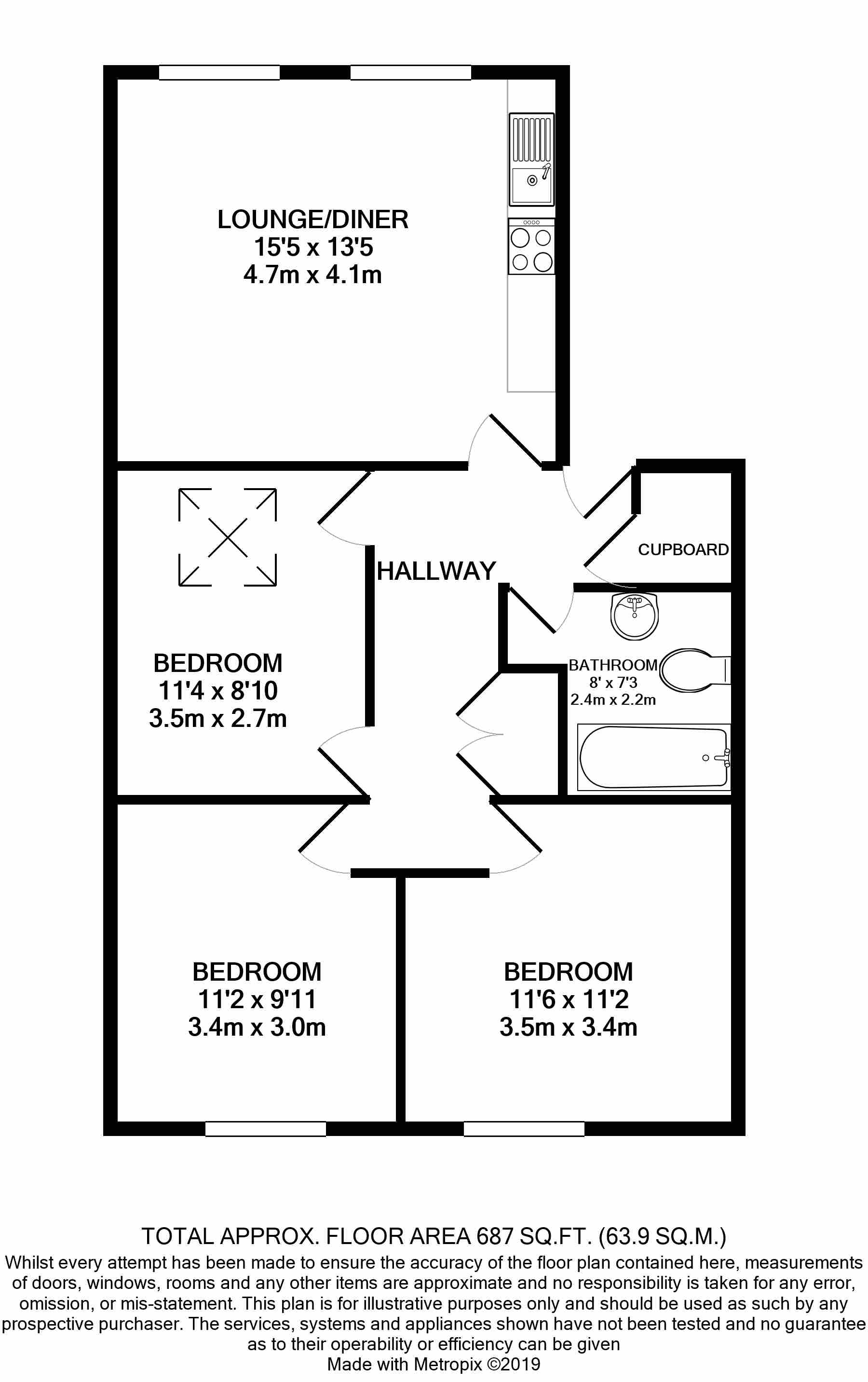 Park Street, Bristol floorplan