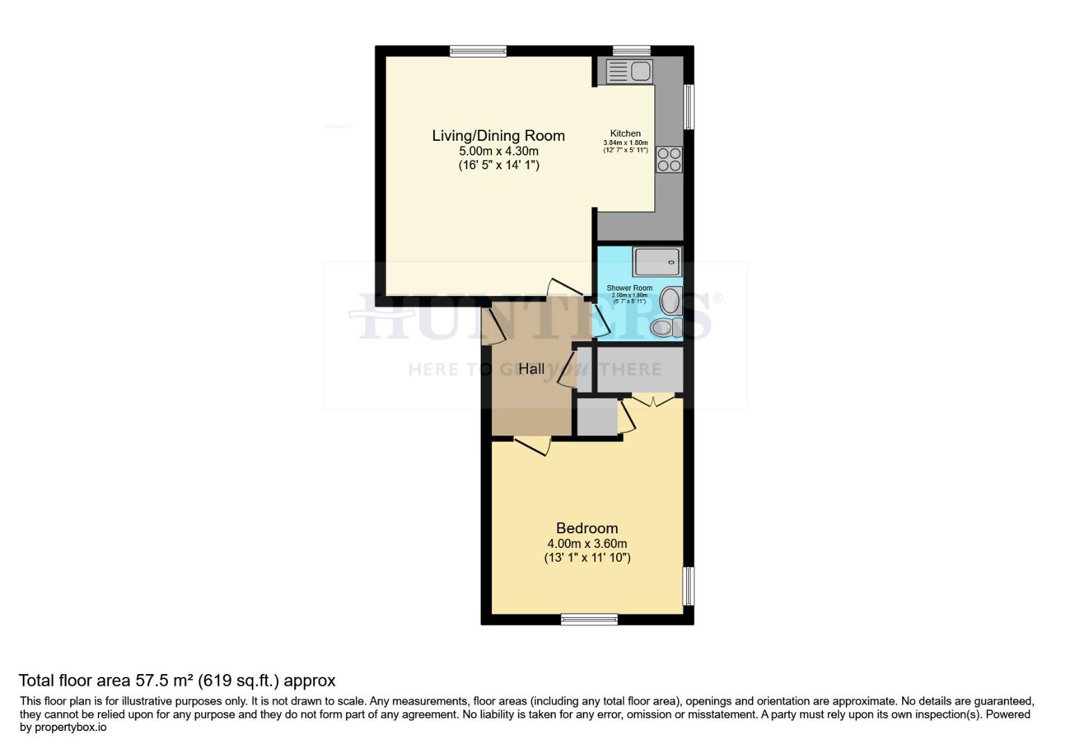 Apartment 7, Glenwood house, Glenwood Drive, Sheffield floorplan