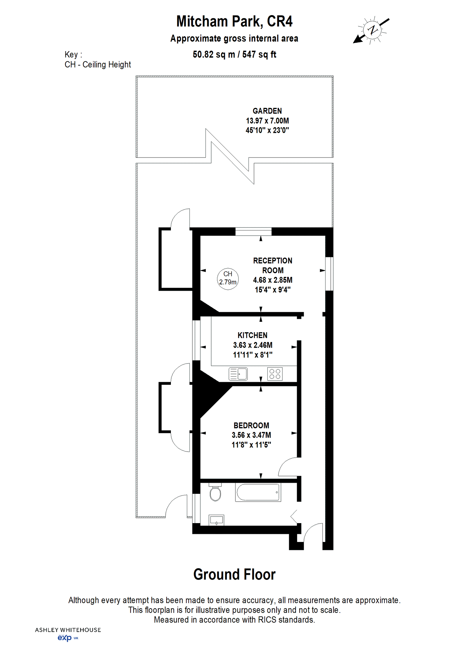 30a,Flat B, Mitcham Park, Mitcham floorplan