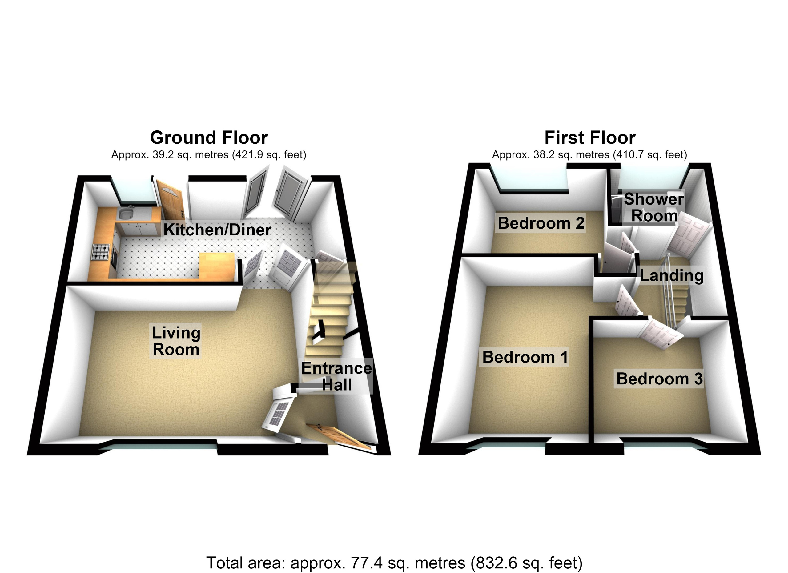17 Yew Close, Merthyr Tydfil floorplan
