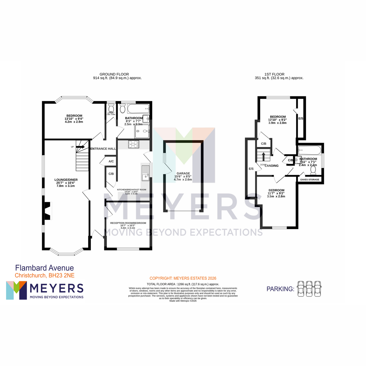 47, Flambard Avenue, Christchurch floorplan