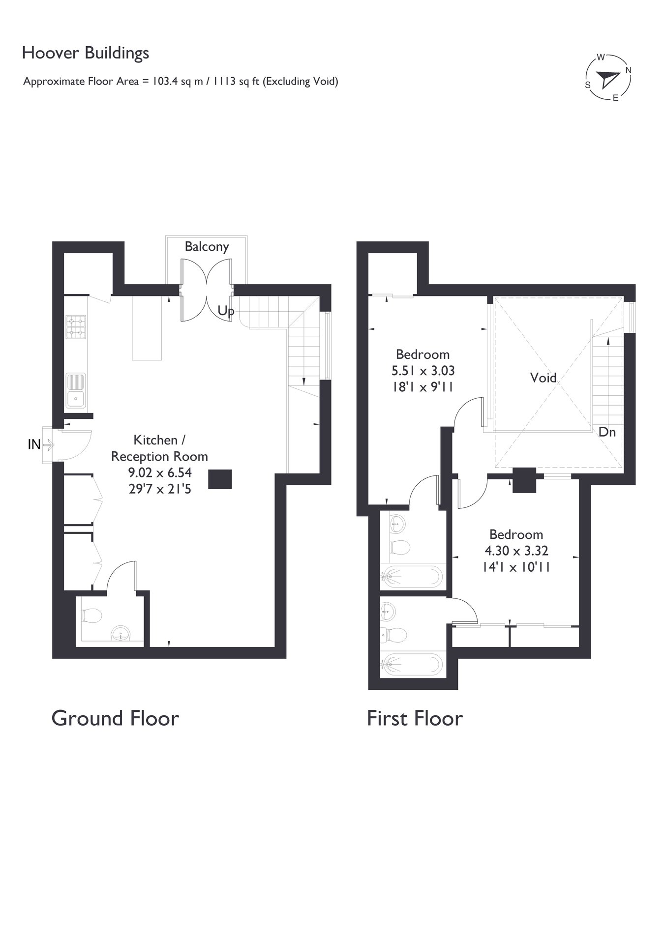 Hoover Building, Western Avenue, Greenford floorplan