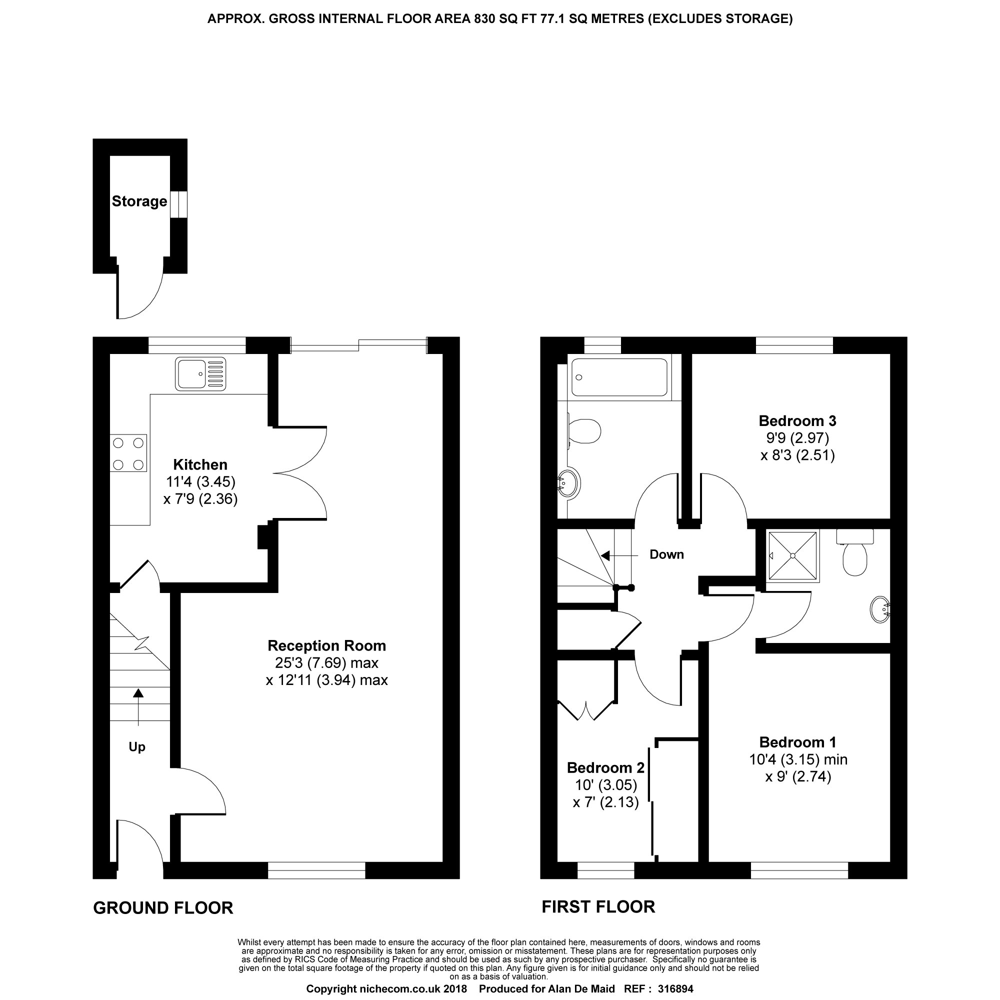 9, West Wickham floorplan