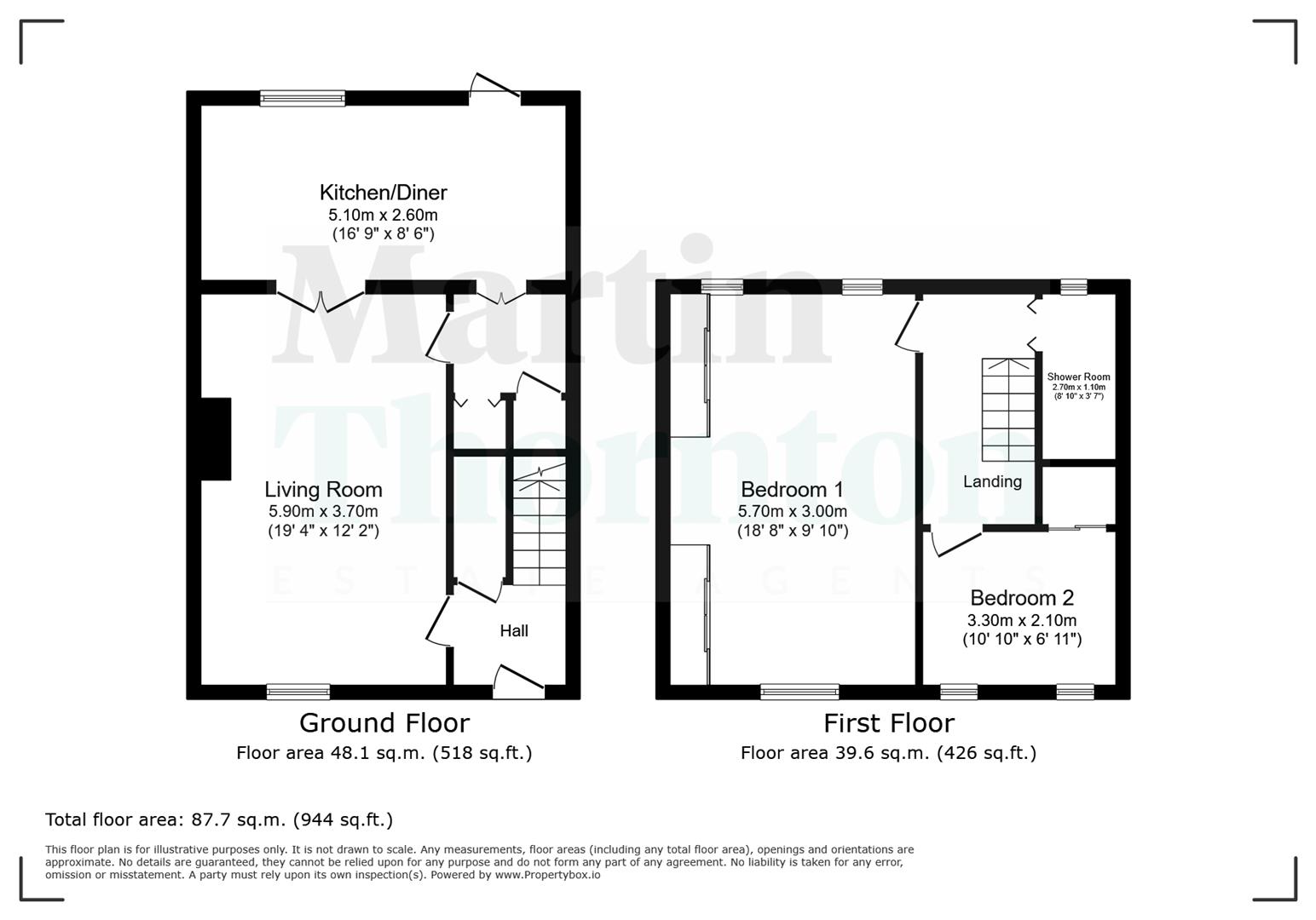 86, Greenhead Lane, Huddersfield floorplan