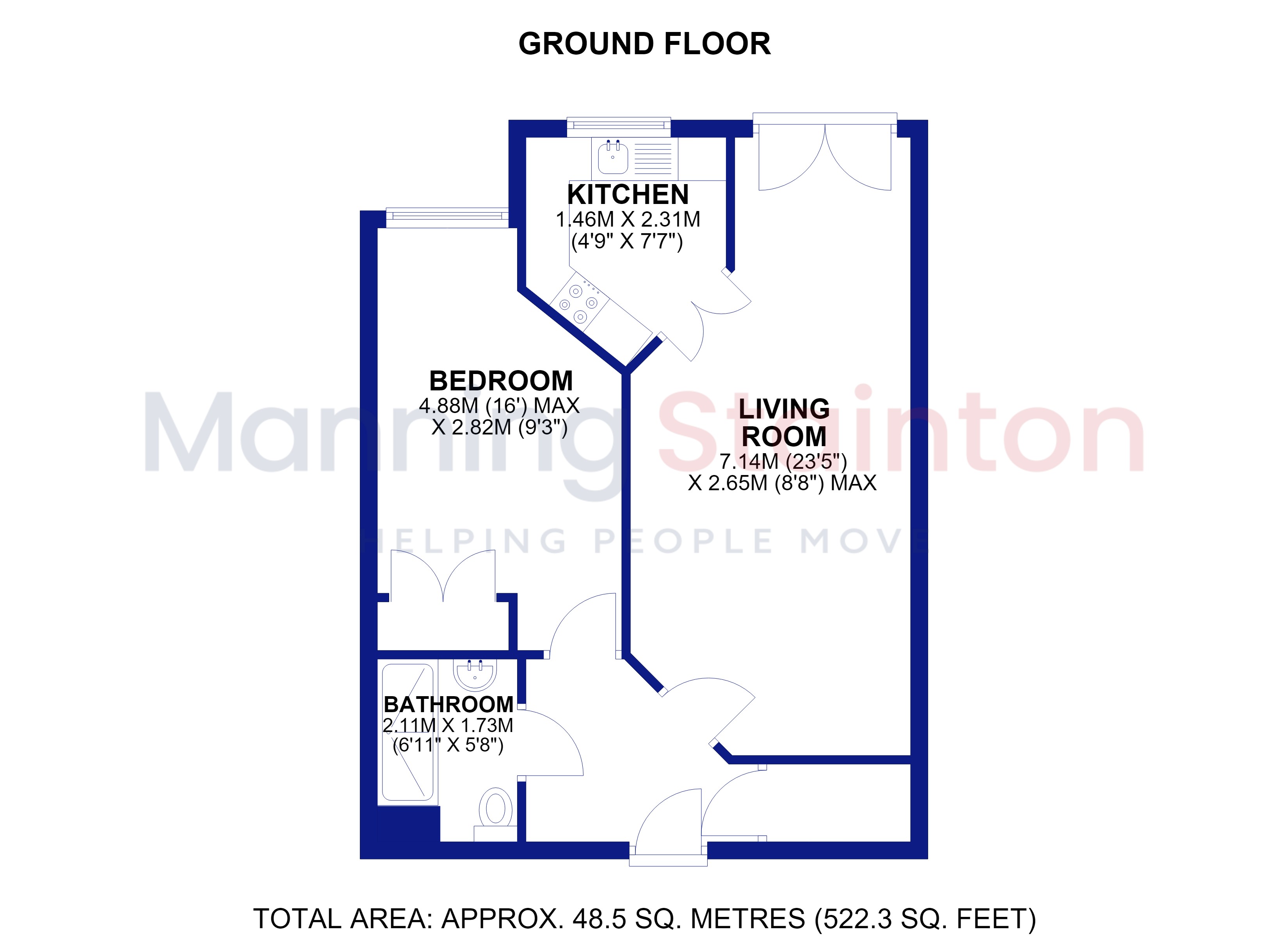 17, St. Edmunds Court, West Yorkshire floorplan