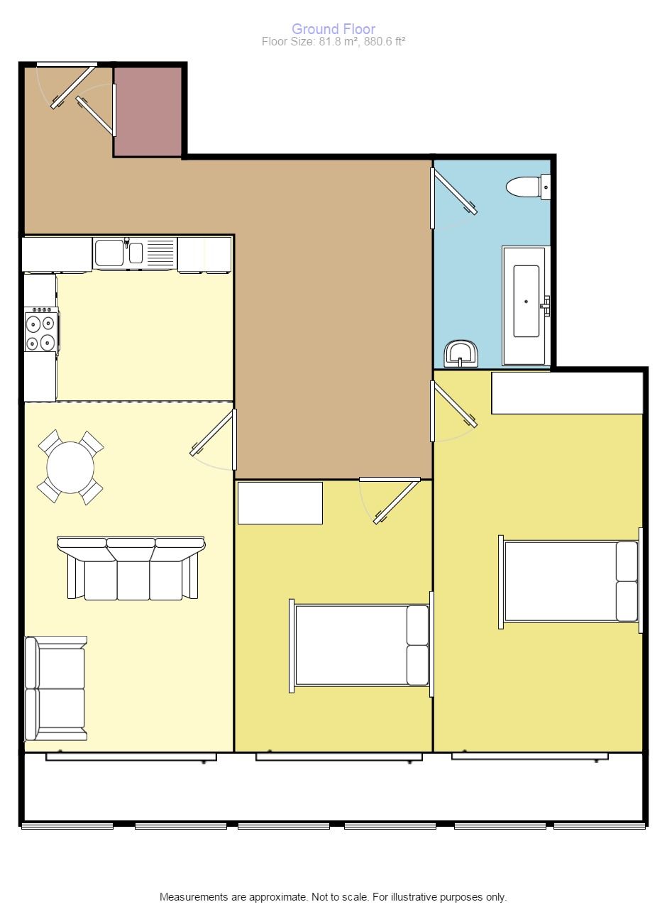 2 Bedrooms Flat to rent in The Brook, Chatham ME4