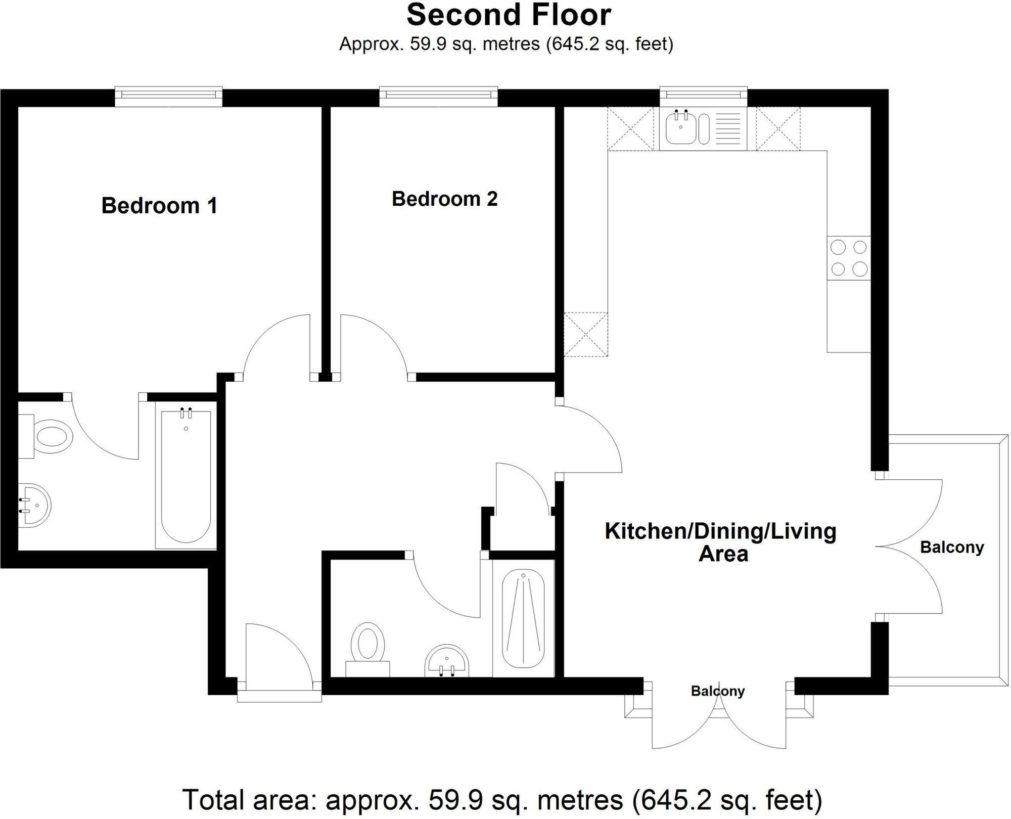 180 The Lakes, Aylesford floorplan