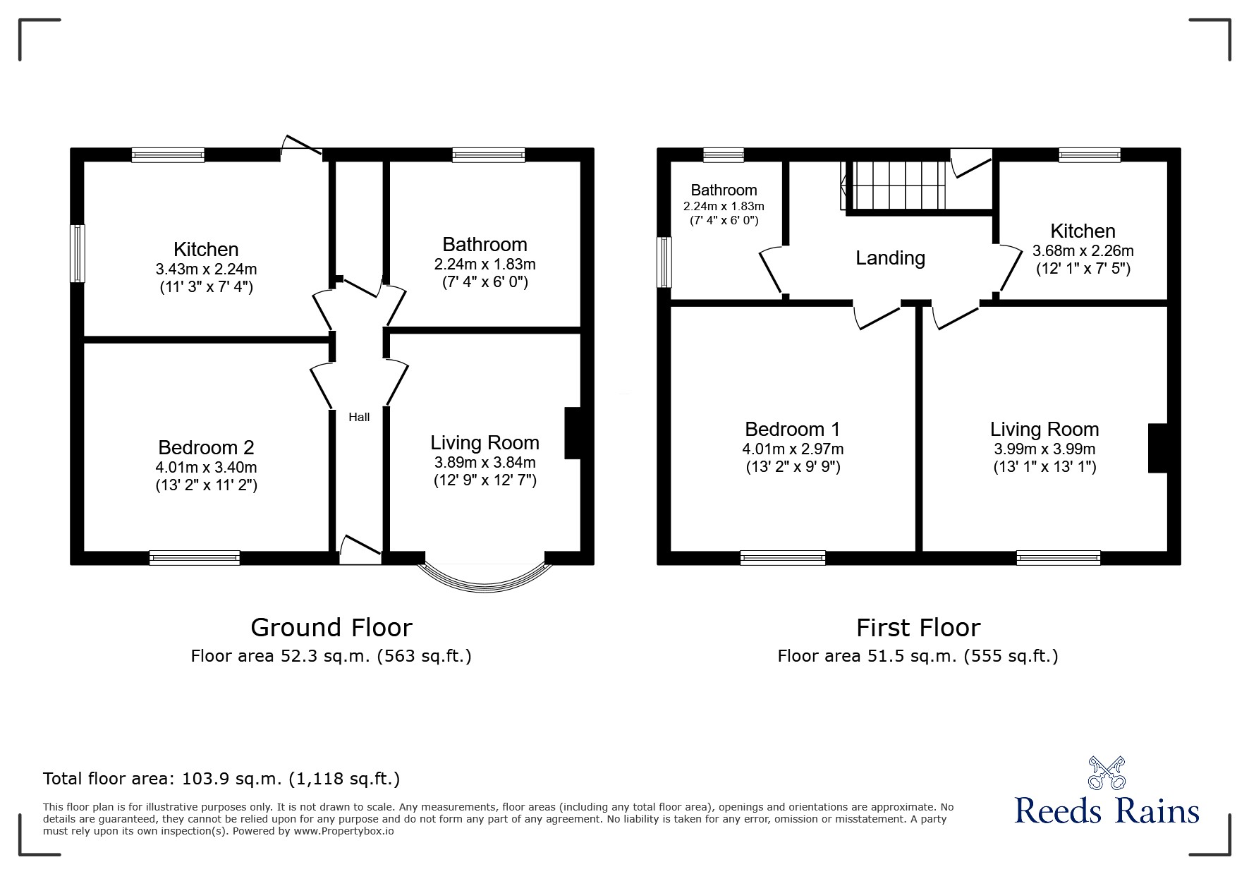1 & 1a,, Peaks Avenue, Grimsby floorplan