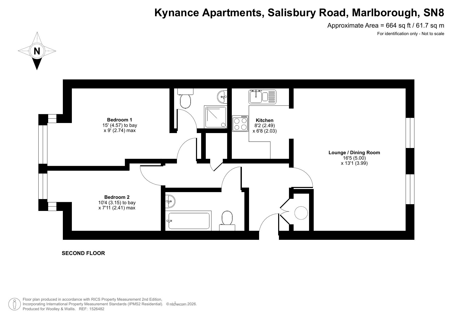 12 Kynance Apartments,, Salisbury Road, Wiltshire floorplan