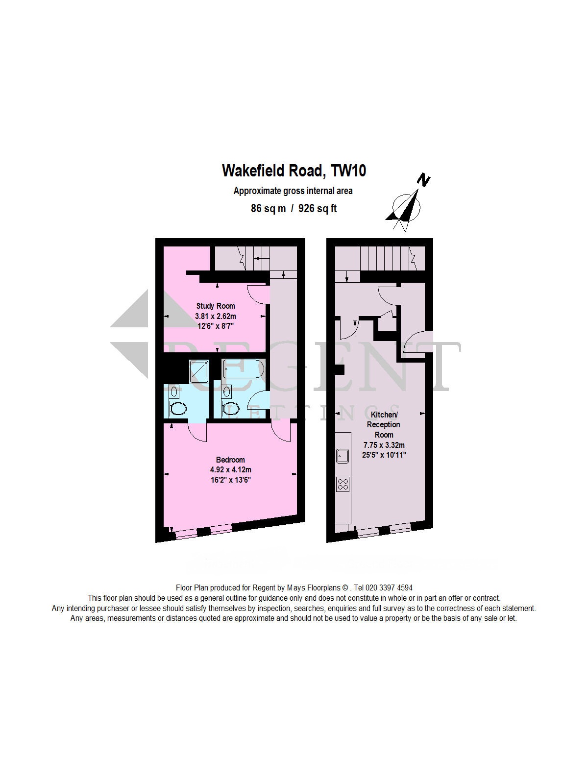 Wakefield Road, Richmond floorplan