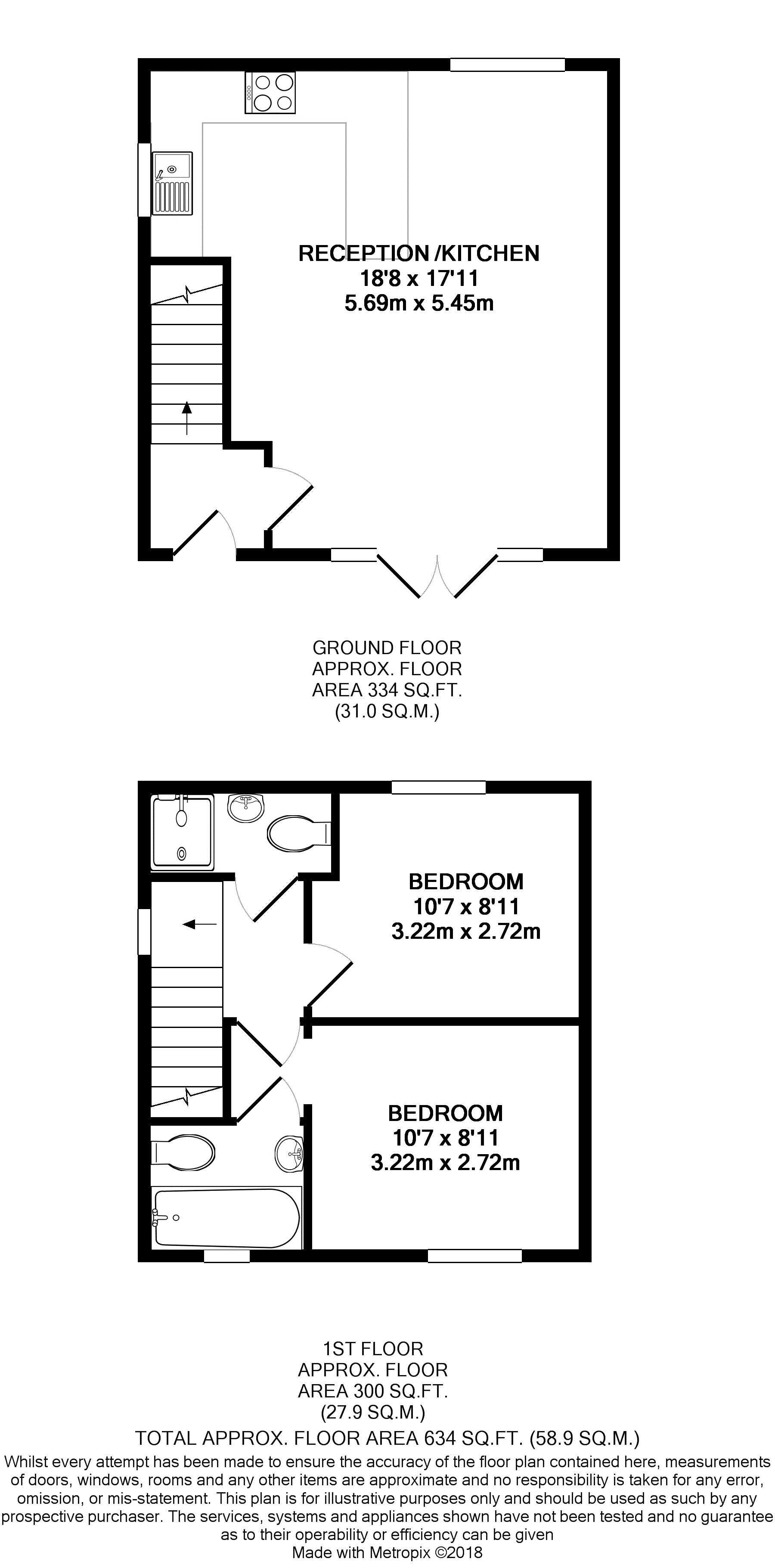 2 Bedrooms Detached house to rent in Rusham Park Avenue, Egham, Surrey TW20