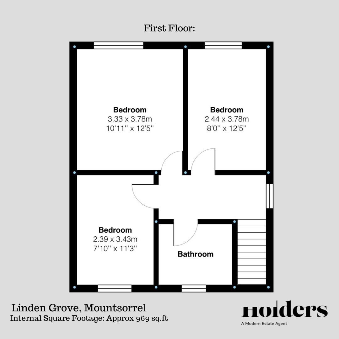 13, Linden Grove, Loughborough floorplan
