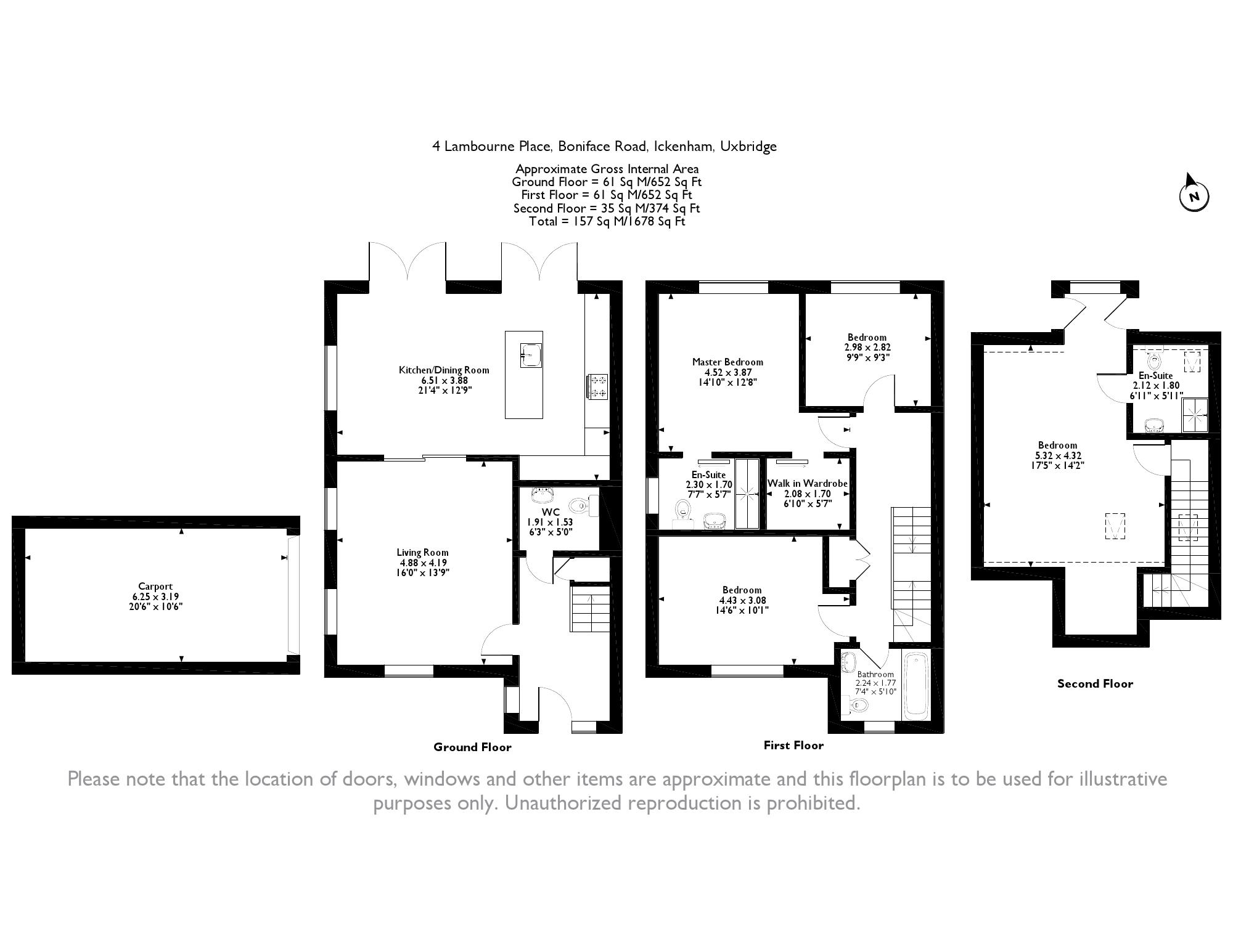 4 Bedrooms Semi-detached house to rent in Lamborne Place, Ickenham, Uxbridge UB10