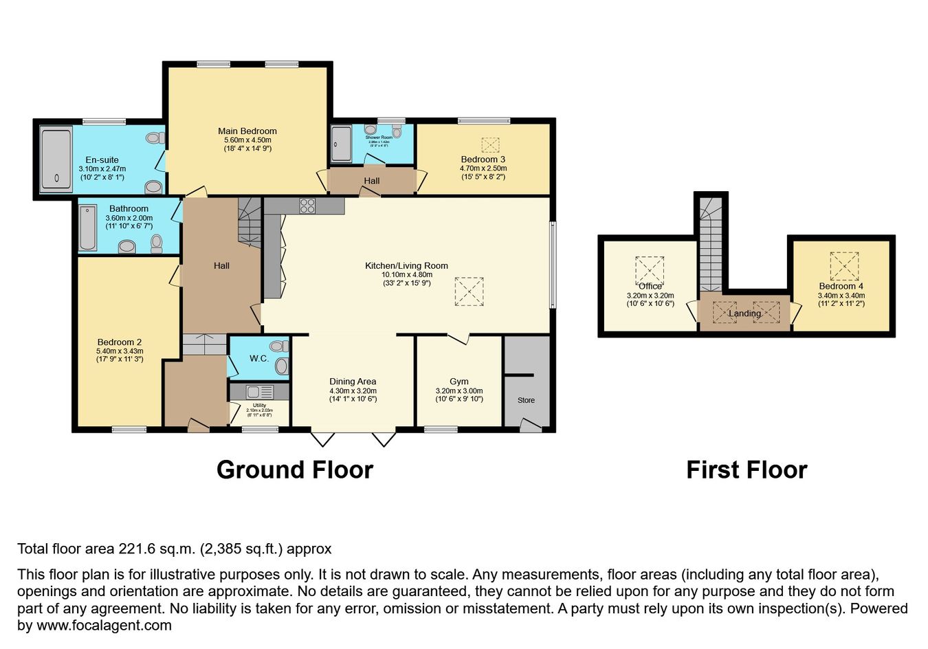 Ty Isaf Barn, Llandeilo floorplan