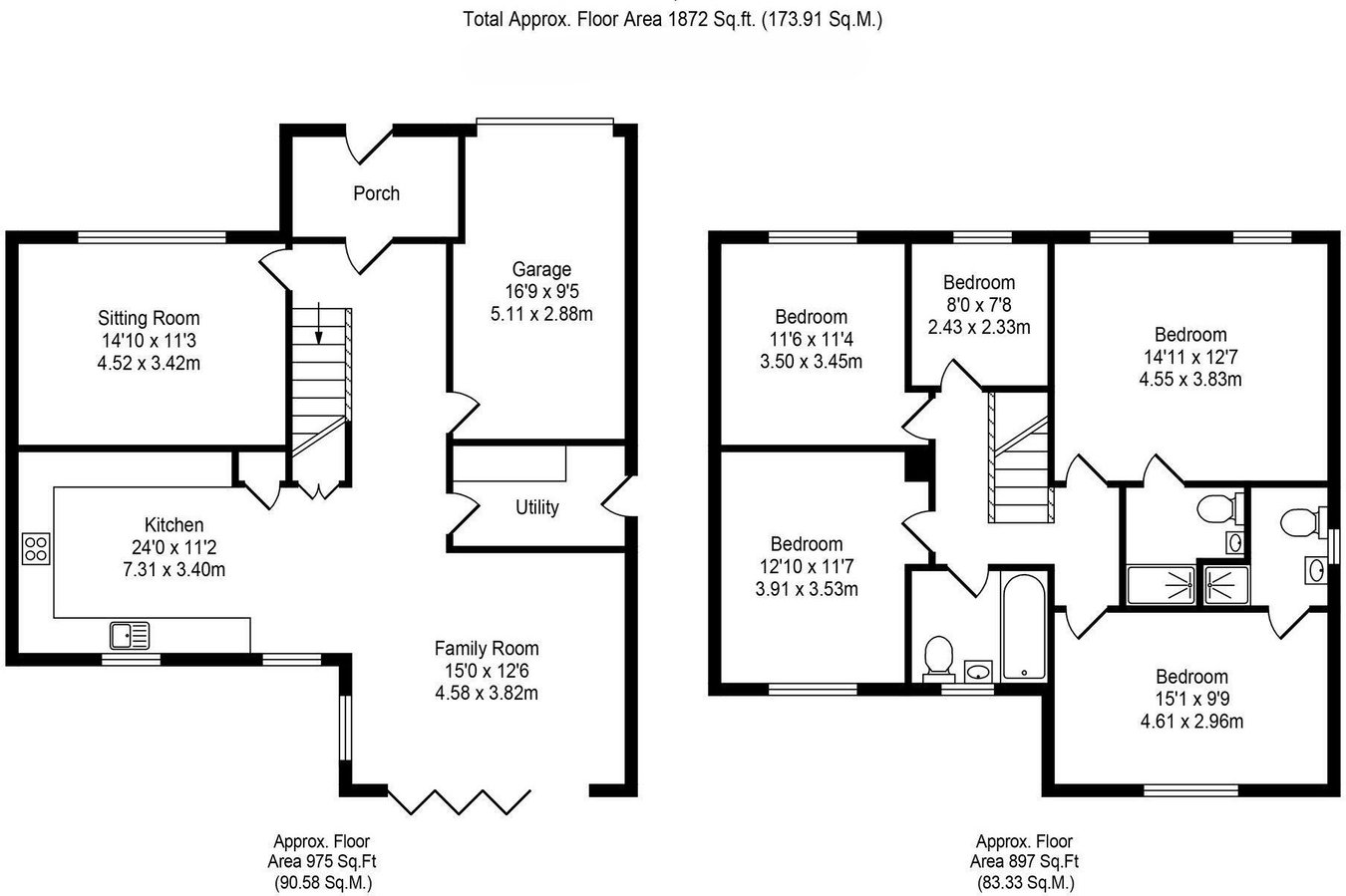 12, East Mead, Ormskirk floorplan