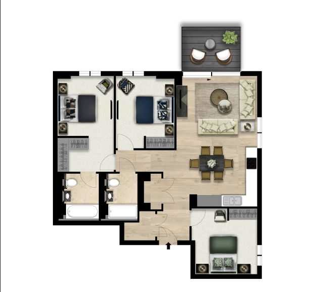 Apartment 27, 287, Garrett Mansions, Edgware Road floorplan