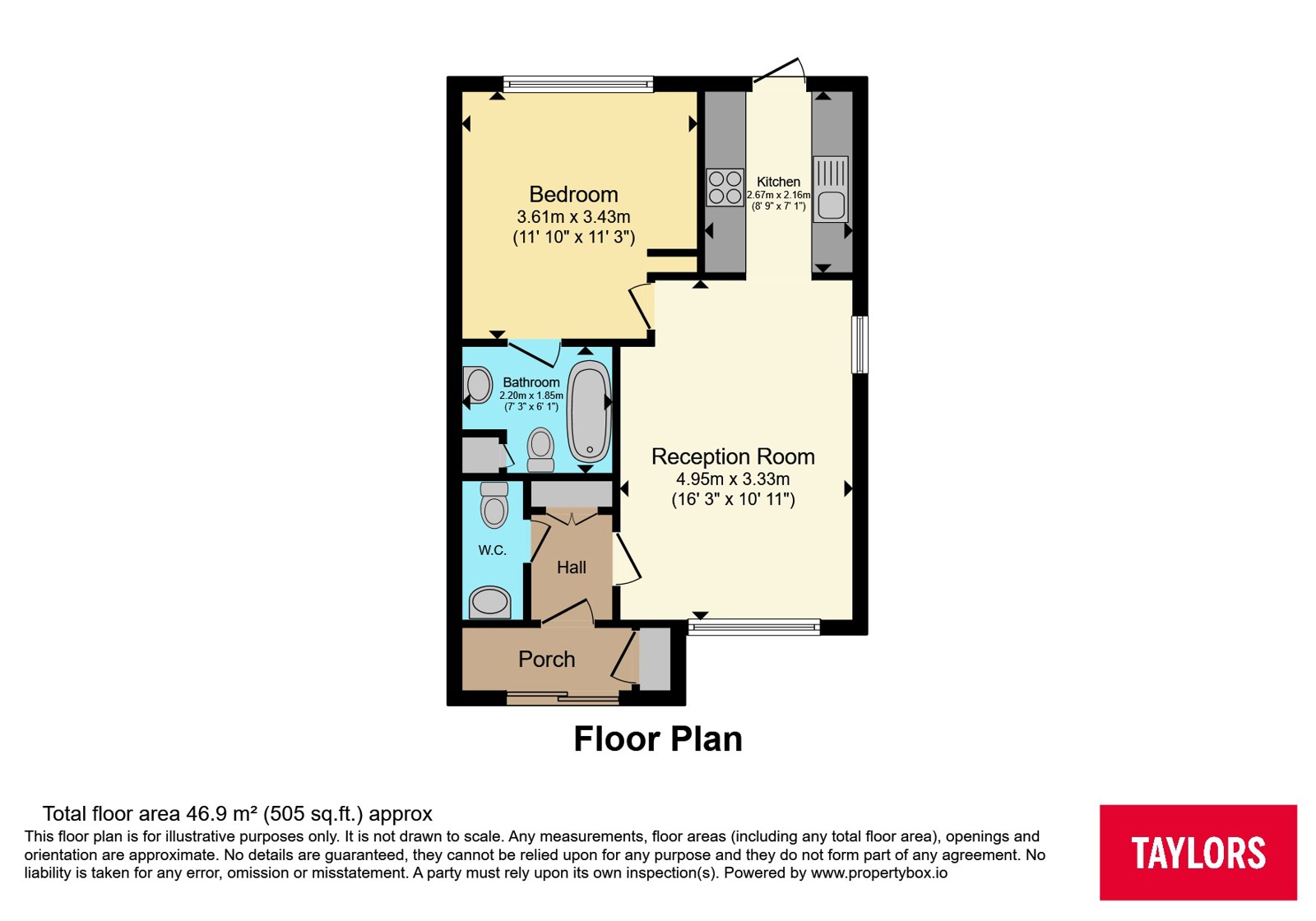 14, Penda Close, Bedfordshire floorplan