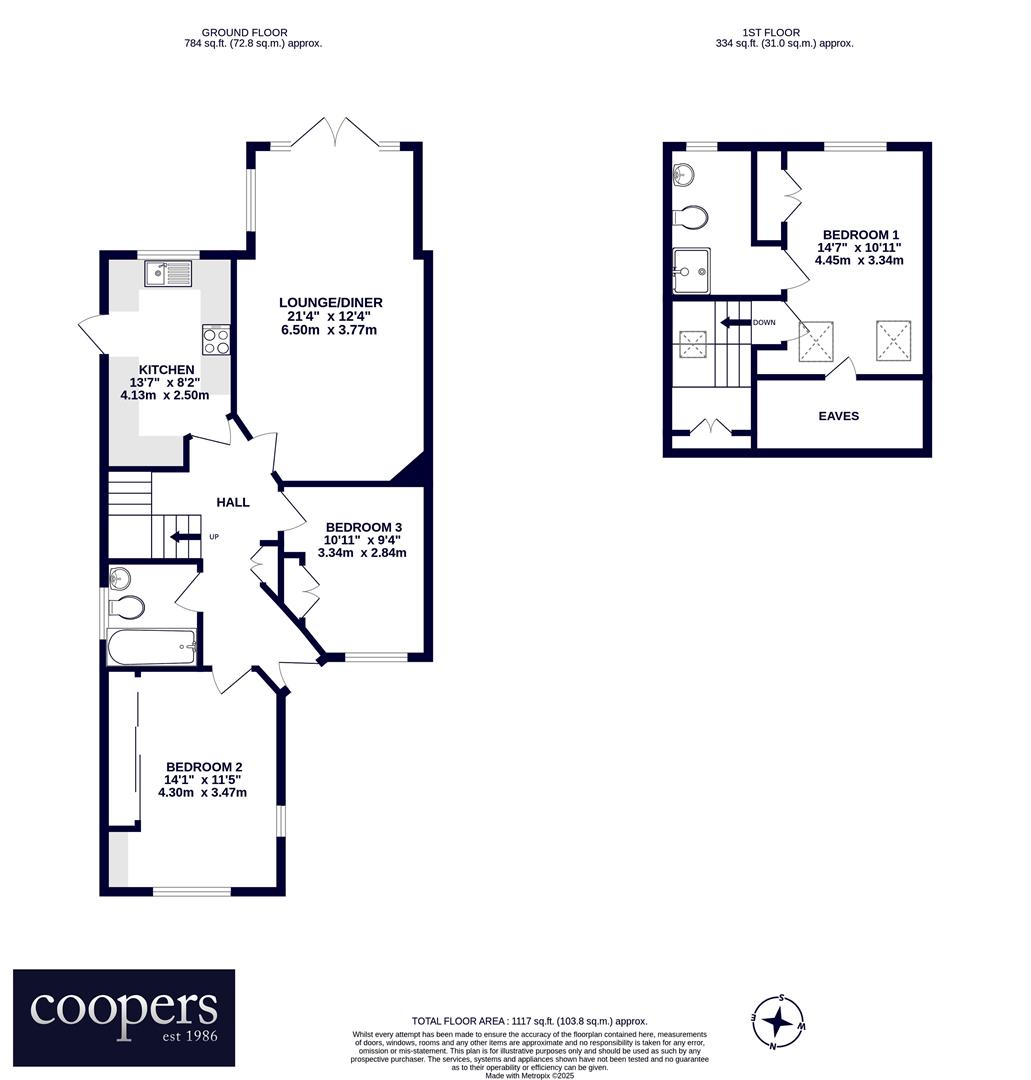 80, North View, Pinner floorplan