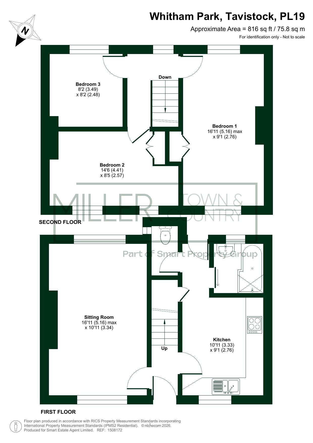 40 Whitham Park, Tavistock, Devon floorplan