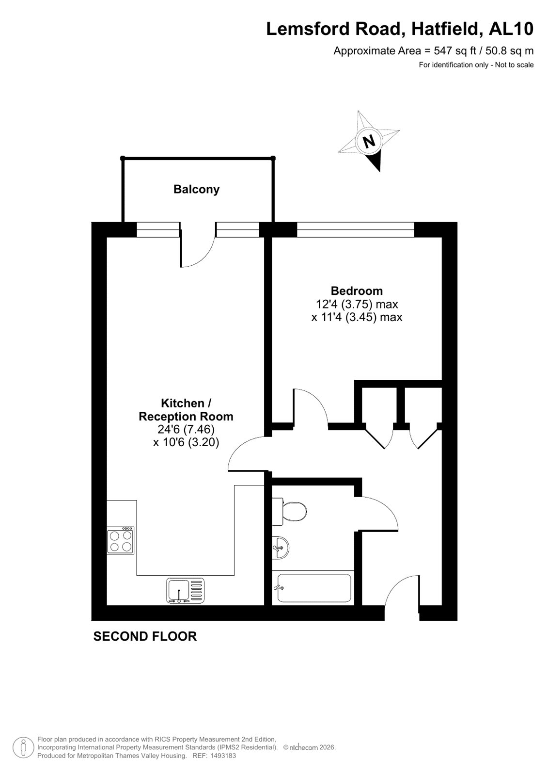 MTVH OR - Flat 18, Forum House,, Lemsford Road, Hertfordshire floorplan