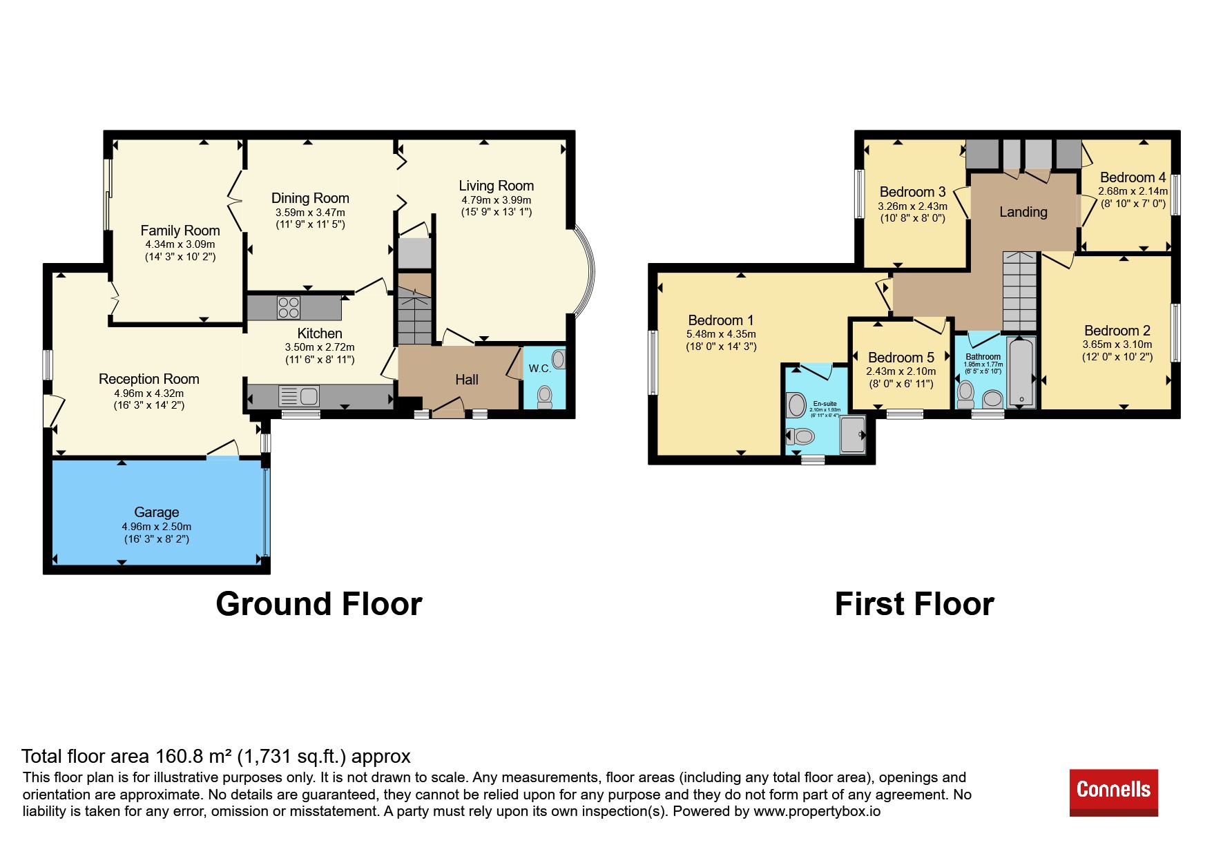 3, Fernhill Close, Crawley floorplan