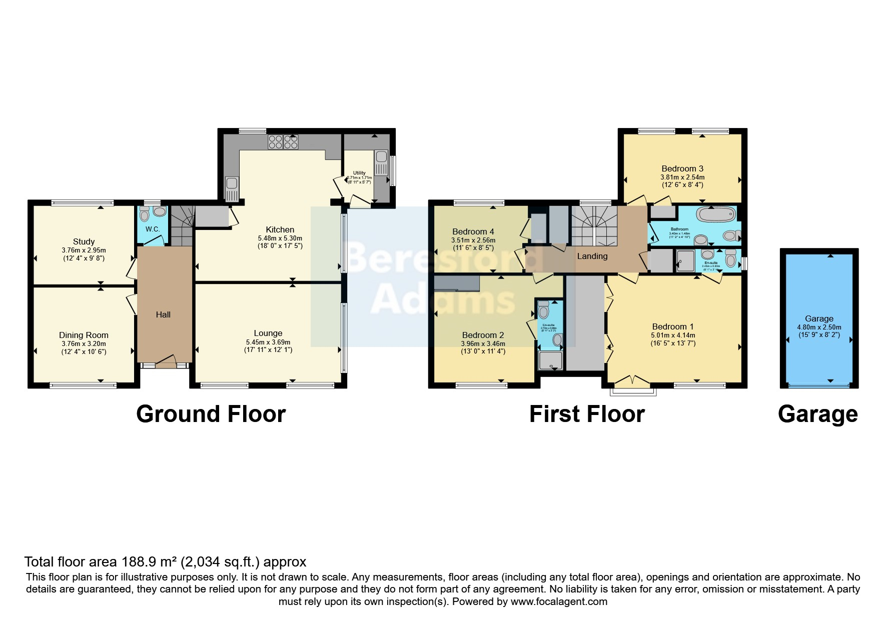 4, Mount Ida Road, Denbighshire floorplan
