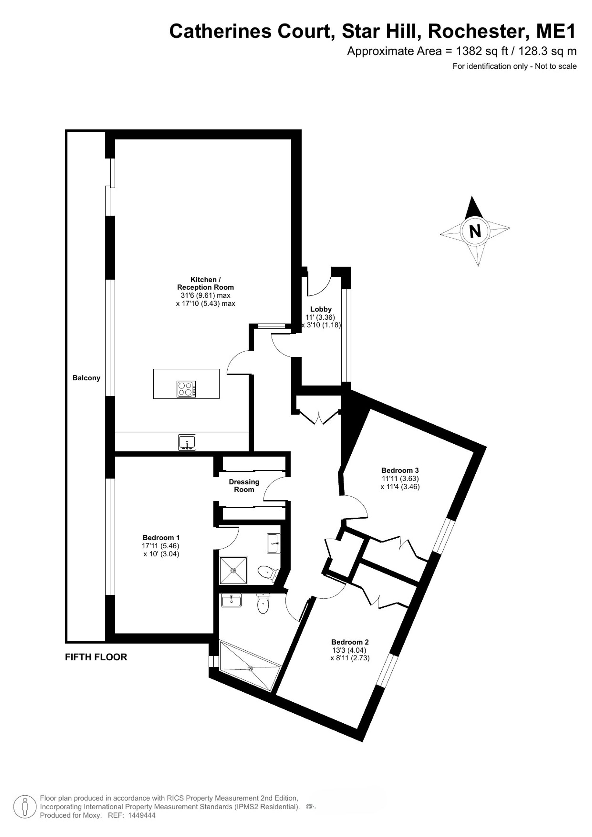 23 St. Catherines Court, Rochester floorplan