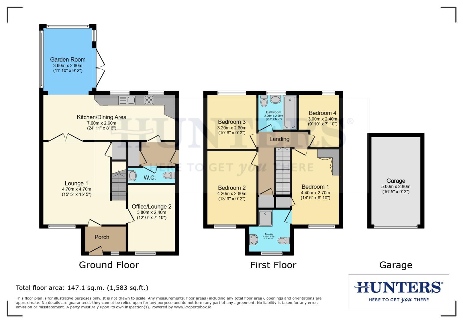 11, The Chestnuts, Pontefract floorplan