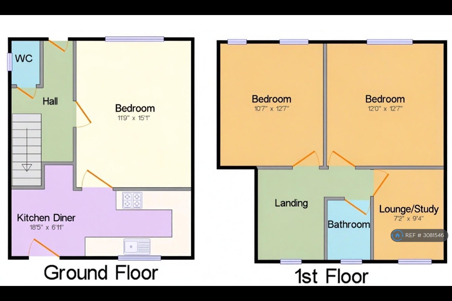 Horfield, Bristol floorplan