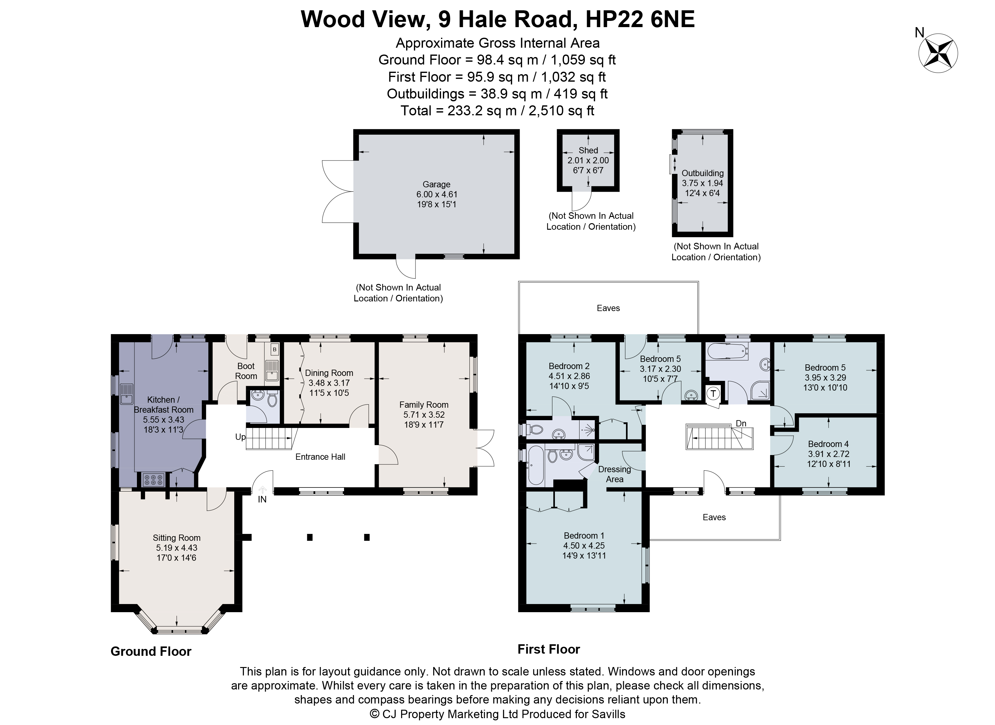 Hale Road, Wendover, Aylesbury, Buckinghamshire HP22, 5 bedroom