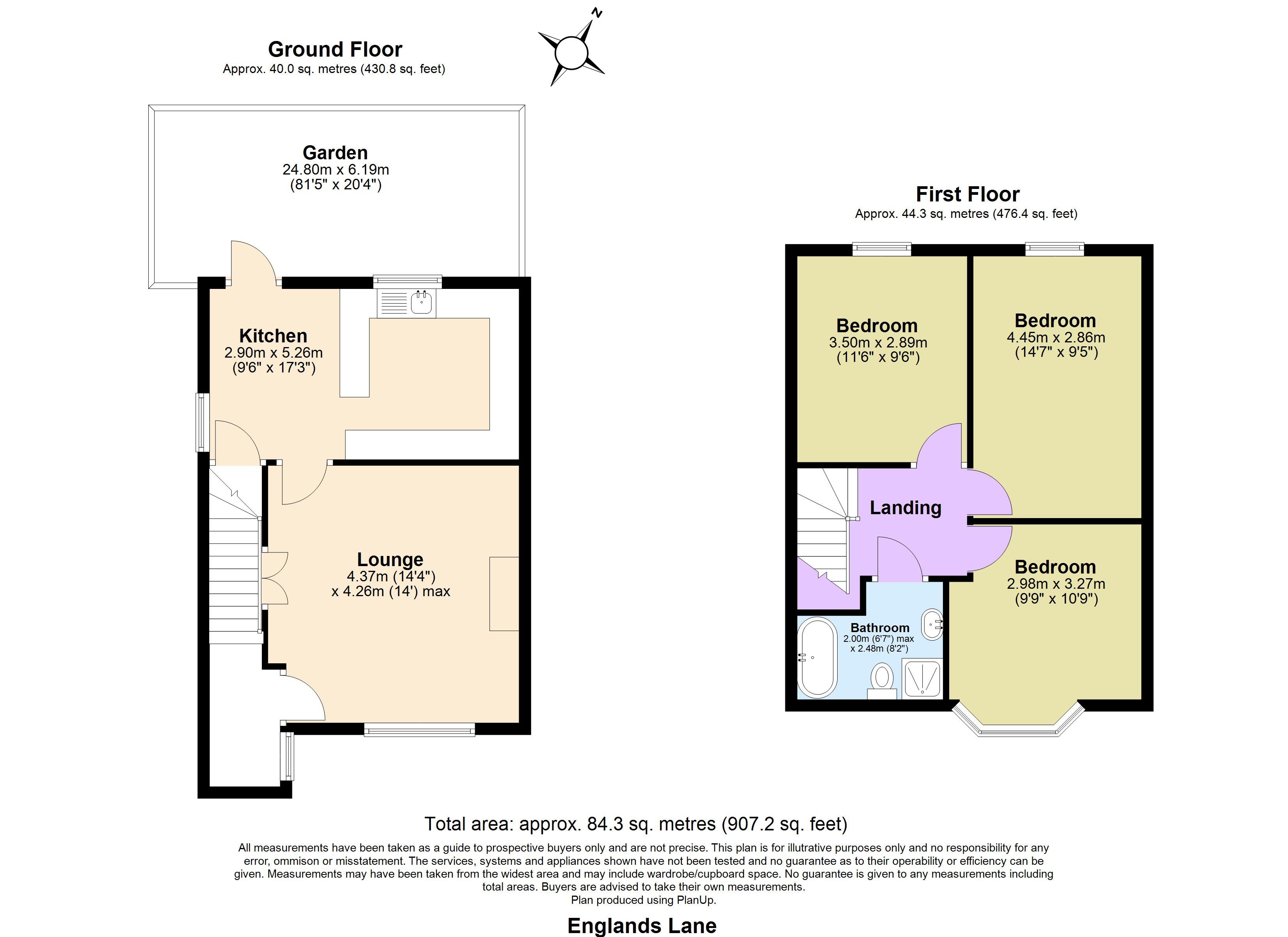 124, Englands Lane, Loughton floorplan