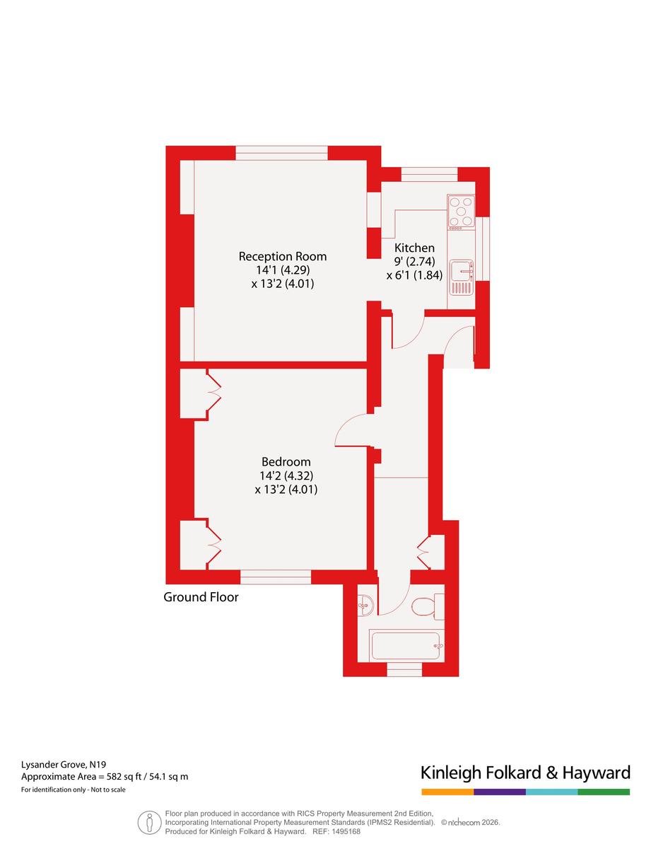 10B,, Lysander Grove, London floorplan