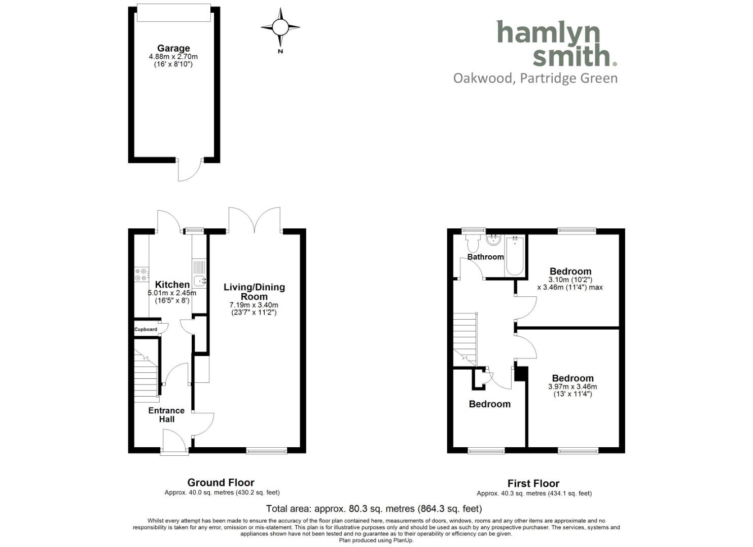 15, Oakwood, Horsham floorplan