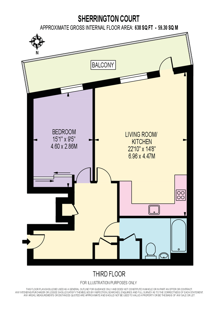 Sherrington Court, Rathbone Street, London floorplan