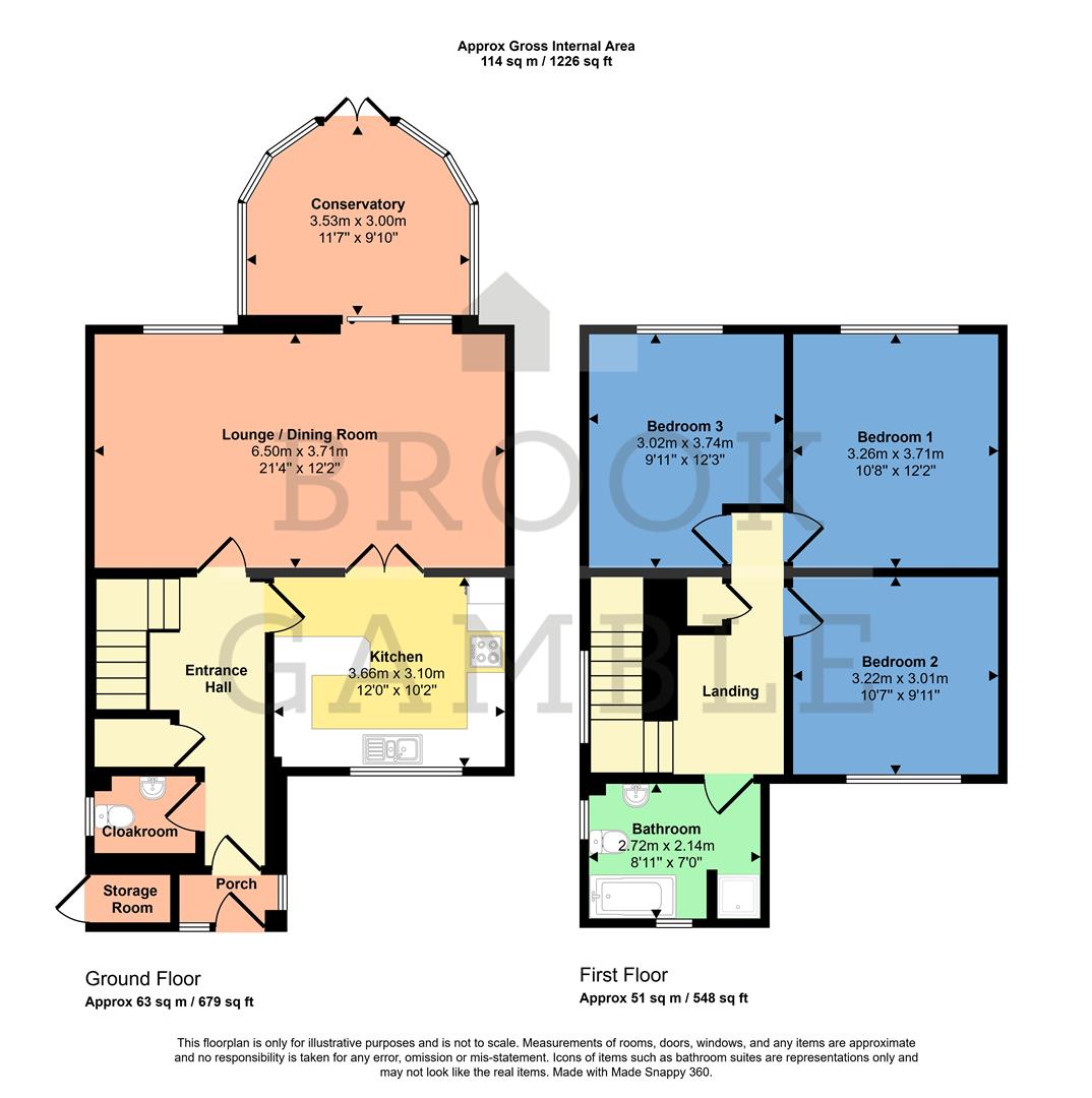 18, Schofield Way, Eastbourne floorplan