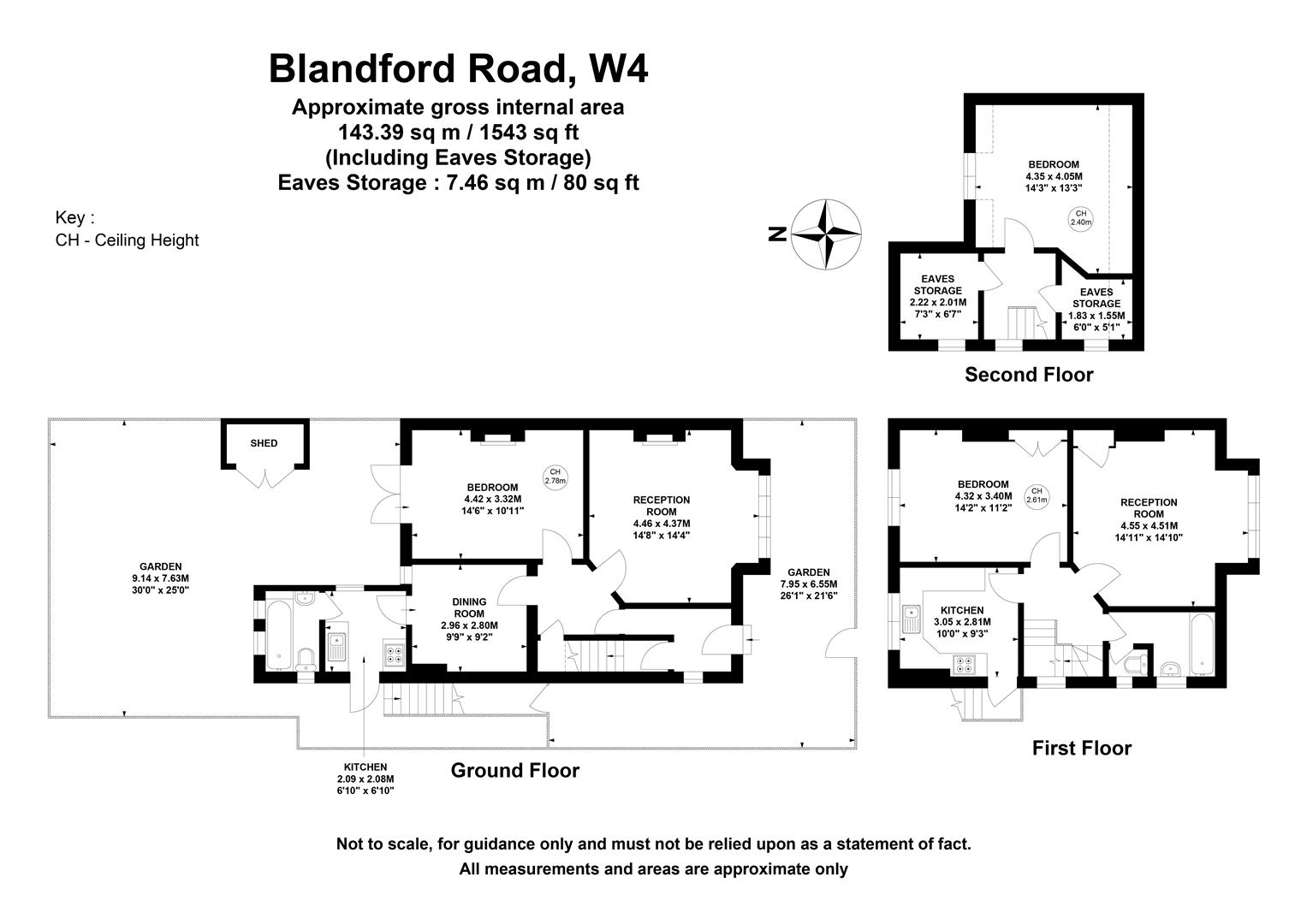 22, Blandford Road, London floorplan