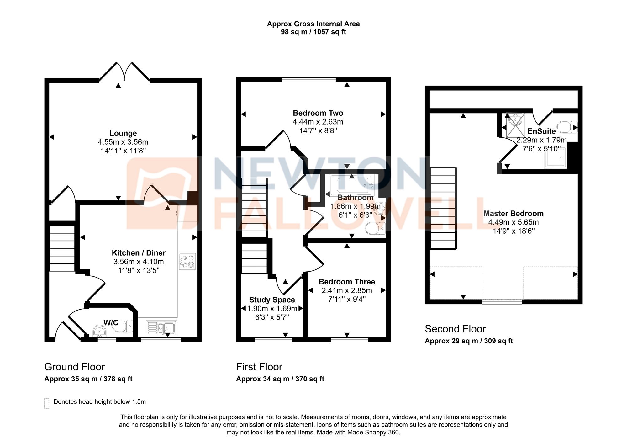 6 New Meadow Road, Telford floorplan