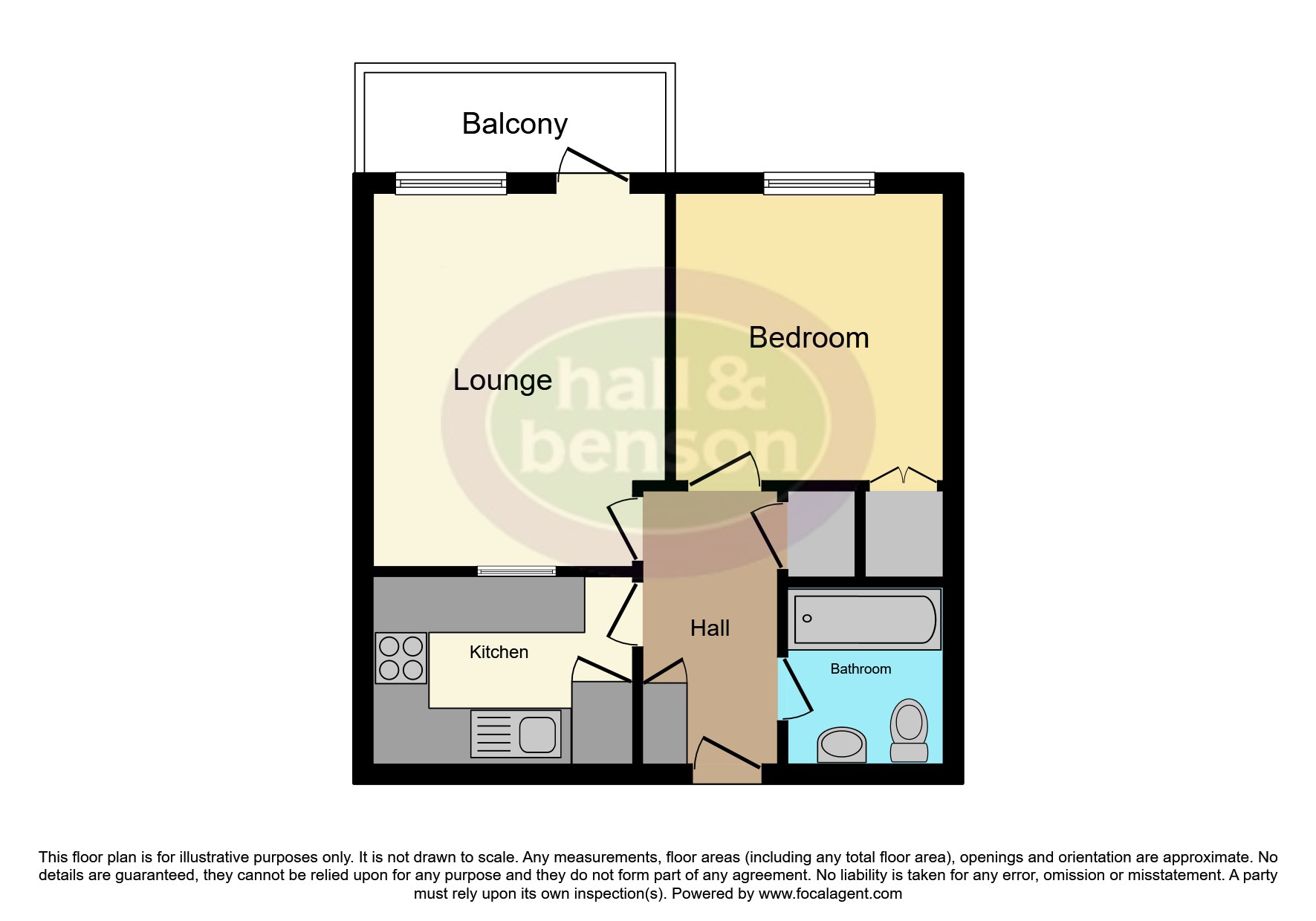Flat 43, Kedleston Court, Norbury Close, Derby floorplan